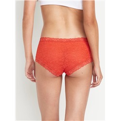 Low-Rise Lace Hipster Underwear