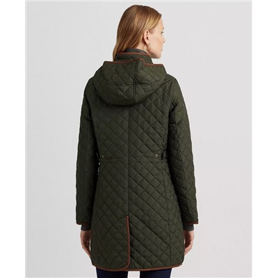 Lauren Ralph Lauren Women's Hooded Quilted Coat