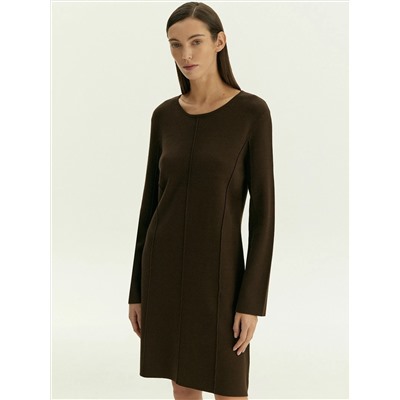 Трикотажное платье из вискозы, PL1738/cafino