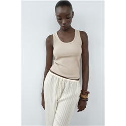 FEW ITEMS LEFT MODAL COTTON STRAPPY TOP