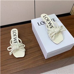 Женские шлепки на небольшом каблуке  (4 цвета) ЛОЕВ*Е