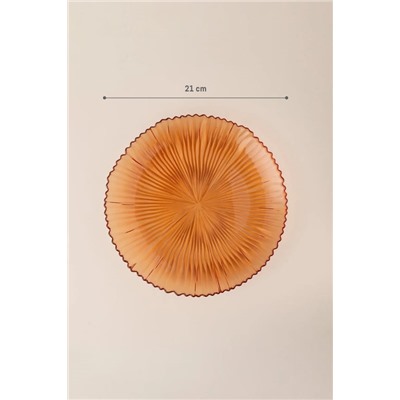 Soleil Pasta Tabağı  - 21 cm - Turuncu
