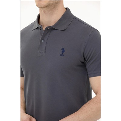 Erkek Antrasit Basic Polo Yaka Tişört