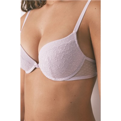 Sujetador push up GORGEOUS encaje lila