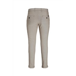 Pantalón recto Beige