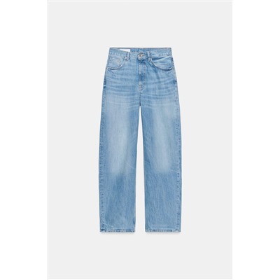 TRF HIGH-WAIST STRAIGHT LEG JEANS