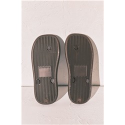 Chanclas suela gruesa punta cuadrada marrón