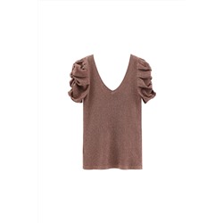 Camiseta Marrón jaspeado
