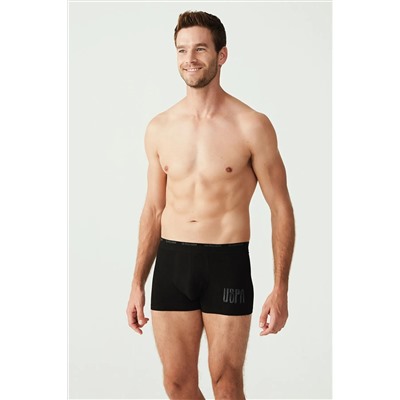 U.S. Polo Assn. Erkek Antrasit Melanj - Siyah - Gri Melanj 3 Lü Boxer