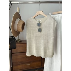 Женская трикотажная  безрукавка