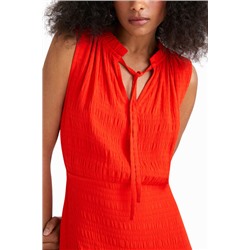 Vestido midi textura