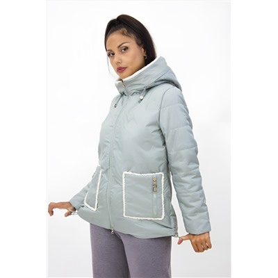 Модная куртка с меховой отделкой Тренд, арт. 926 демисезон.