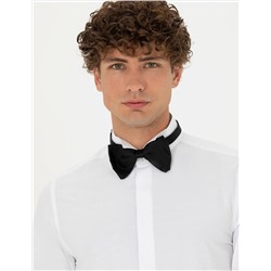 Beyaz Slim Fit Smokin Gömlek