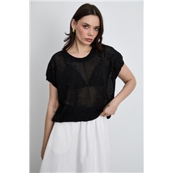 KZK13988  Джемпер черный