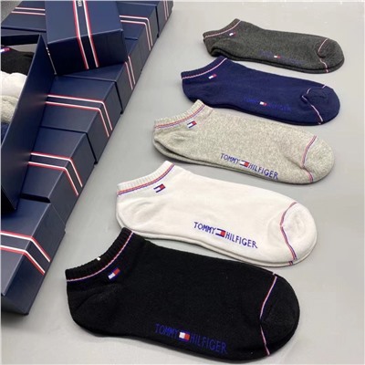 Низкие носки ТОММИ ХИЛФИГЕ*Р унисекс Набор из 5 пар