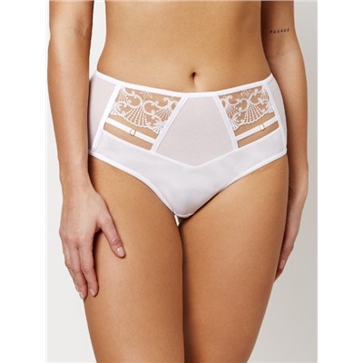 AVRIL WHITE Трусы высокие SUBTILLE