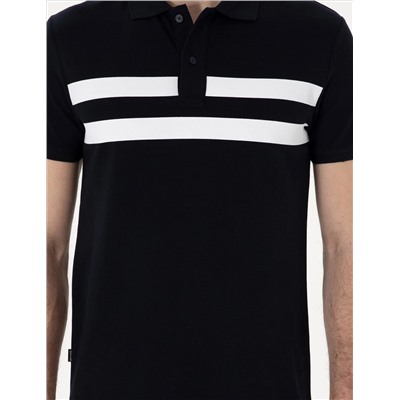 Lacivert Slim Fit Tişört