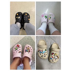 Croc*s с джибитсами, унисекс, экспортный магазин , модель весна 2024 года