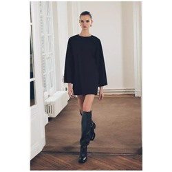 Женское мини платье свободного кроя ЗАР*А