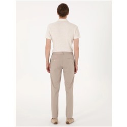 Bej Ex. Slim Fit Kumaş Pantolon