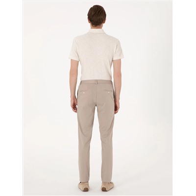 Bej Ex. Slim Fit Kumaş Pantolon