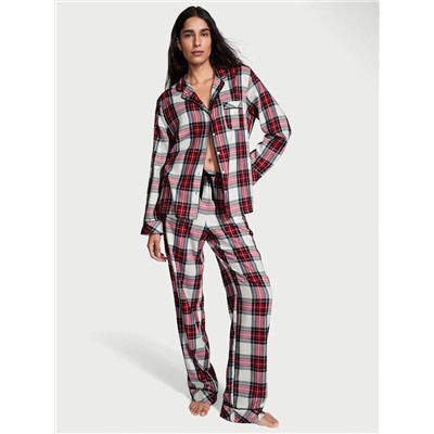 Victoria's Secret Flannel Long Pajama Set