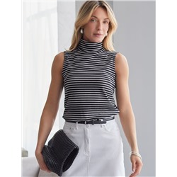 Топ из премиального хлопка с эластаном