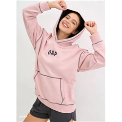 Толстовка худи с контрастной отстрочкой   ГЭ*П