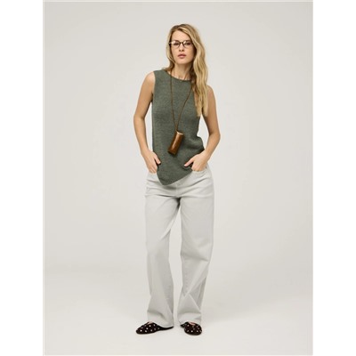 Зеленая блузка "Угол"