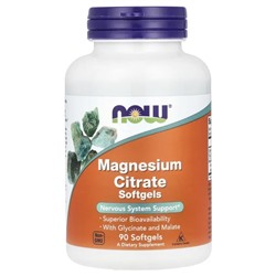 Magnezyum Citrate 90 coftgel Now