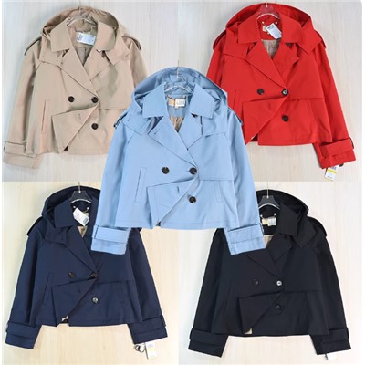 Женский свободный повседневный короткий тренч М КОР*С