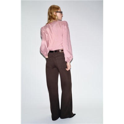 Z1975 BELTED WIDE-LEG JEANS