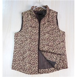 Женский лёгкий тёплый жилет на молнии