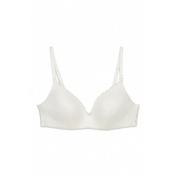 Sujetador "maternity" triangular relleno encaje blanco LOVELY