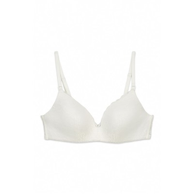 Sujetador "maternity" triangular relleno encaje blanco LOVELY