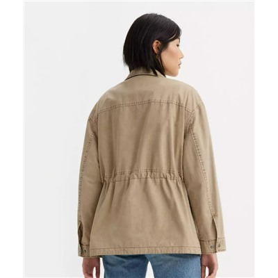 Stand Up Collar Military Jacket