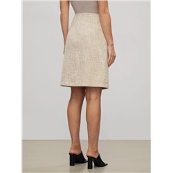 Юбка а-силуэта из 100% вискозы, S1057/biscuit