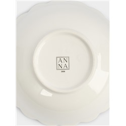 Салатник, 20х8 см, 1,2 л, керамика D, зеленый, Лошадка у елки, Festival