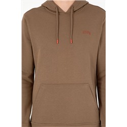 Erkek Haki Basic Sweatshirt