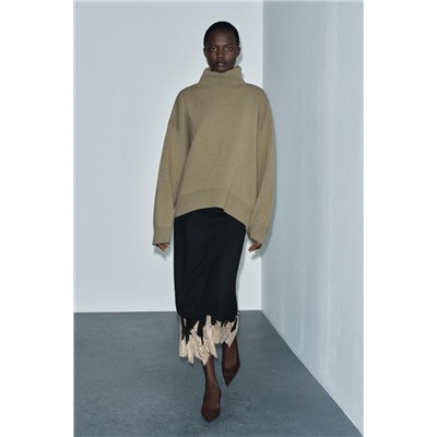 FALDA COMBINADA ENCAJE ZW COLLECTION