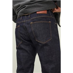 Vaquero recto de algodón orgánico Azul noche