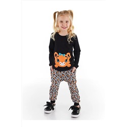 Denokids Küçük Leopar Kız Pantolon Takım CFF-21S1-071