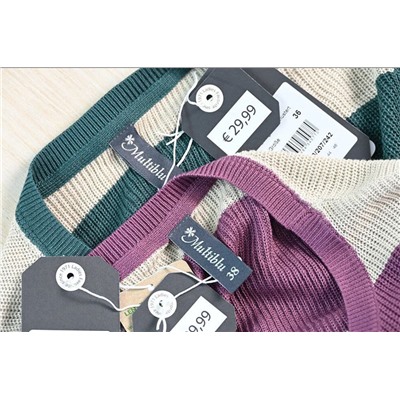 Женский трикотажный свитер из хлопковой смеси