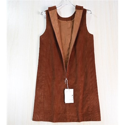 Платье-жилет из вельвета