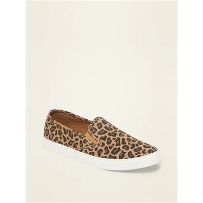 Canvas Slip-On Sneakers for Women
