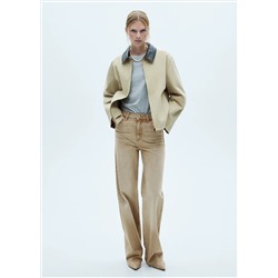 Jeans Danila wide leg tiro alto