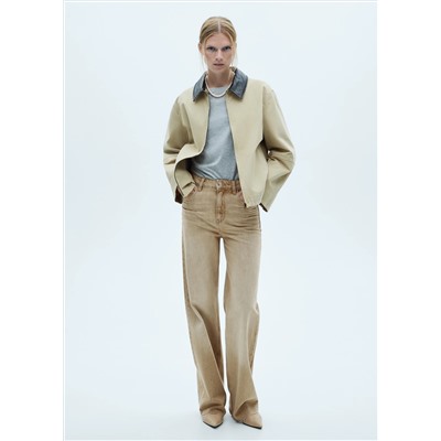 Jeans Danila wide leg tiro alto