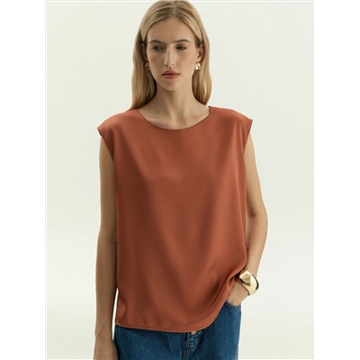 Блузка без рукавов, B2815/squirrel