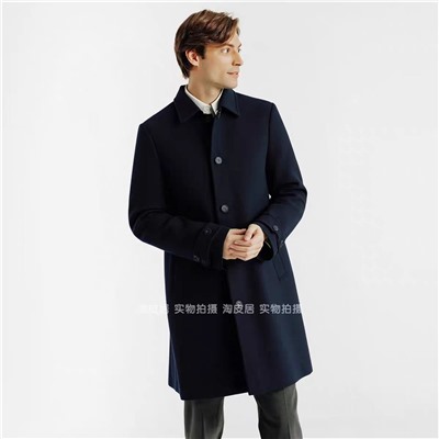 Мужское пальто из смесовой шерсти    JULE*S