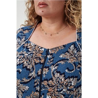 Халат домашний на молнии 83603